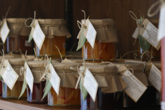 Jars of preserves, Molly Sharpe's cheese shop, Selby