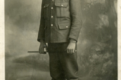John James Hulse in his World War 1 uniform shortly before posting to the front