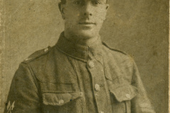 Corporal John T (Thomas?) Hulse shortly before being posted to the front in WW1