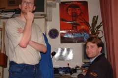 Me and Bruce Stenning, 1994/5