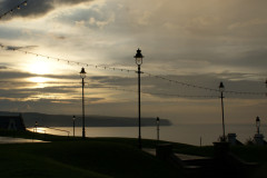 Moody seashore